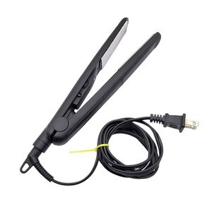 Red by Kiss Pro Titanium Flat Iron Hair Straightener Black FITS100 N2 Plate